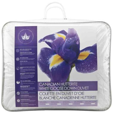 Canadian Down &amp; Feather All Season Canadian Hutterite White Goose Down Duvet