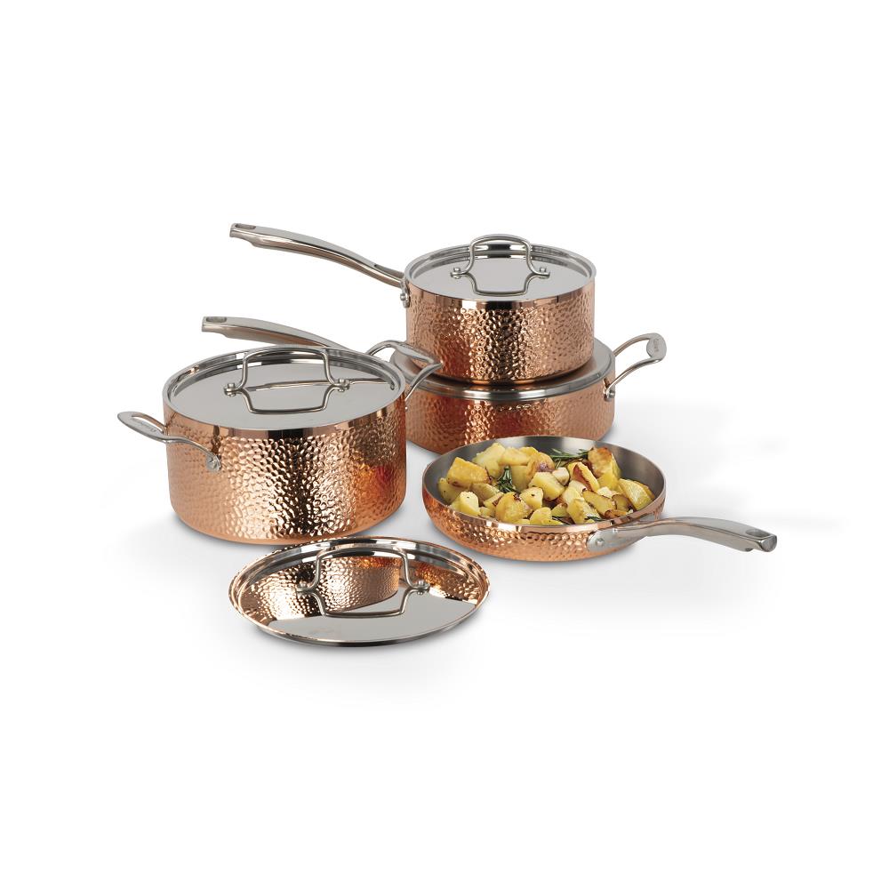 Cuisinart<sup>®</sup> 8-Piece Hand Hammered 5-Ply Set (Copper)