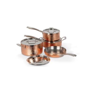 Cuisinart<sup>®</sup> 8-Piece Hand Hammered 5-Ply Set (Copper)