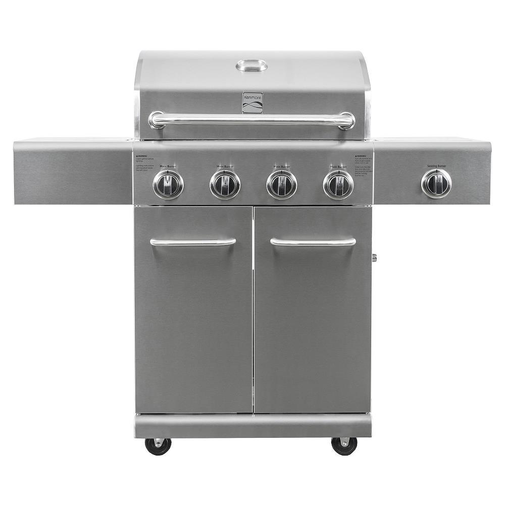 Kenmore® 4 Burner with Searing Side Burner Grill (Stainless Steel)