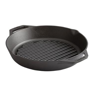 Lodge 12" Dual Handle Cast Iron Grill Pan