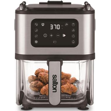 Salton® 2-in-1 Air Fryer and Indoor Grill