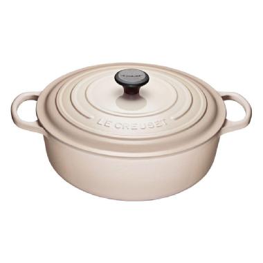 Le Creuset 6.2 L Shallow Round French Oven (Meringue)