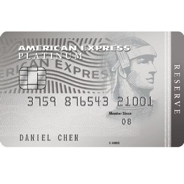 American Express<sup>®</sup> Platinum Reserve Card