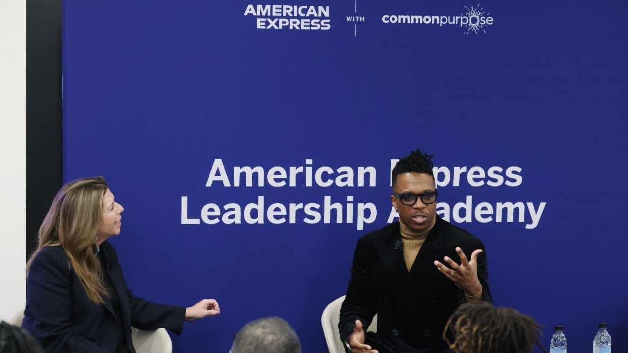 Stellene Volandes, Editor in Chief of Town & Country, and Leslie Odom, Jr., Tony and GRAMMY Award-winning performer