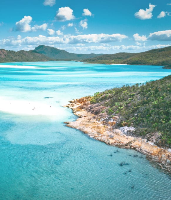 The Great Barrier Reef at the Whitsunday Islands, Australia