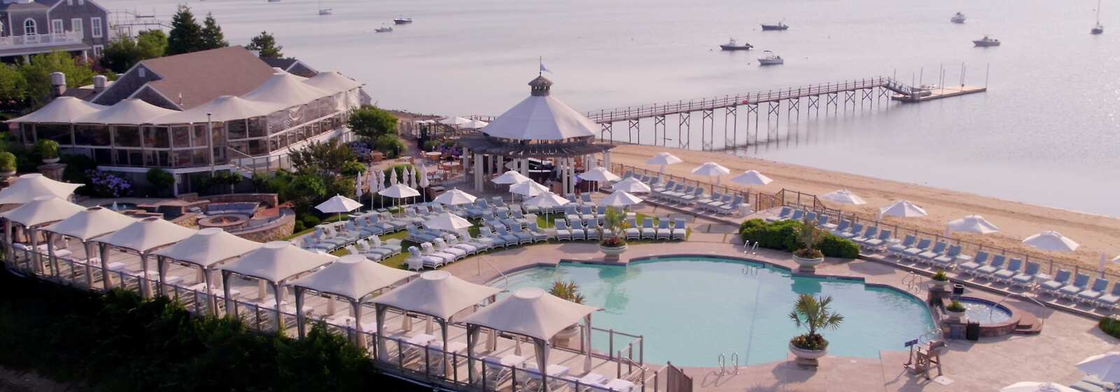 Aerial View of Pool & Beachfront