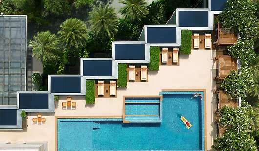Outdoor pool at Four Seasons Hotel Mumbai