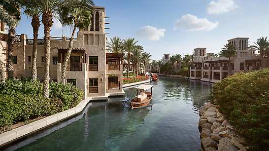 Jumeirah Dar Al Masyaf Summerhouses and Abra in waterways