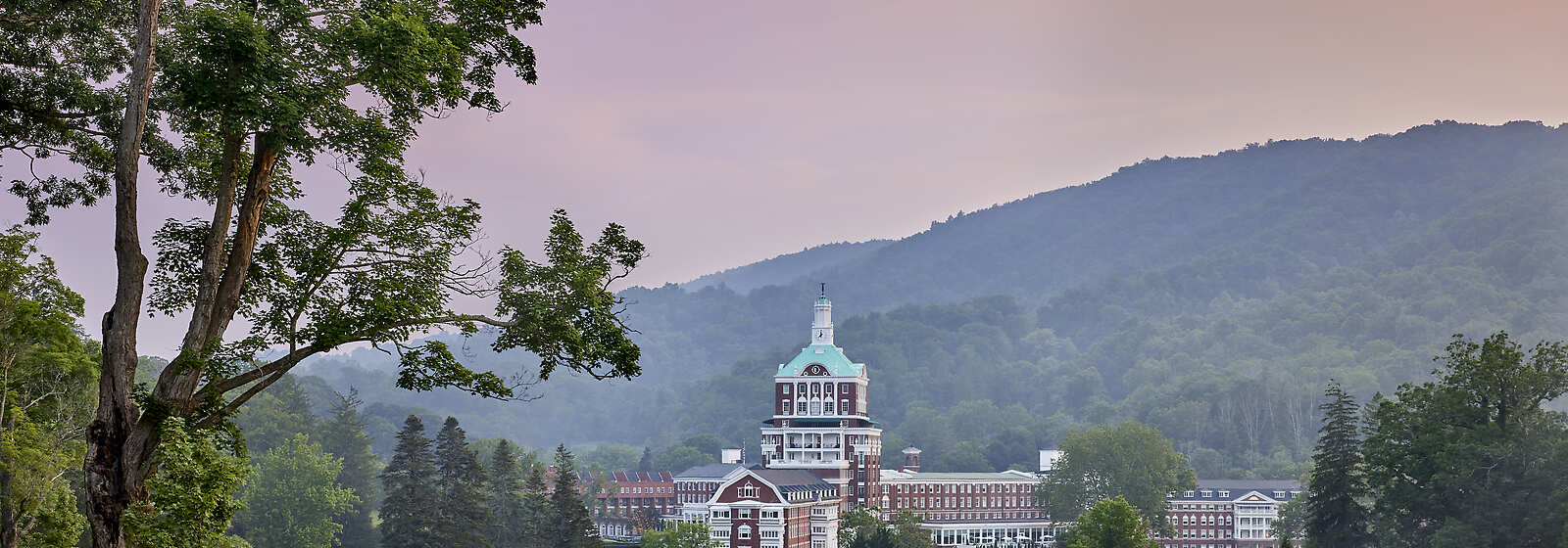 Exterior of The Omni Homestead Resort