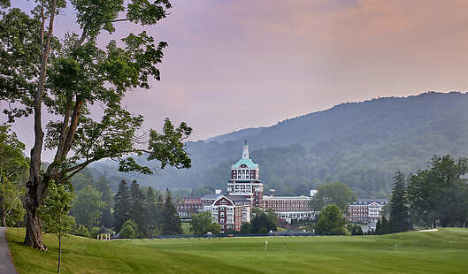 Exterior of The Omni Homestead Resort