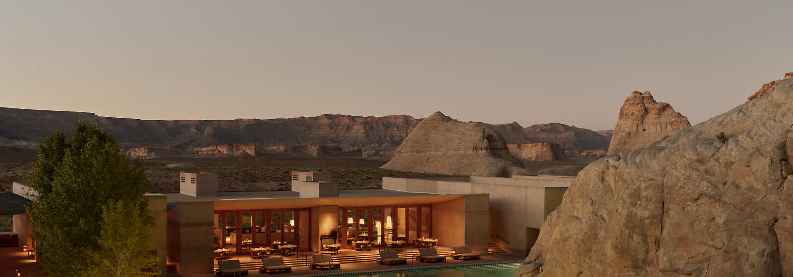 Resort & Pool Aerial View