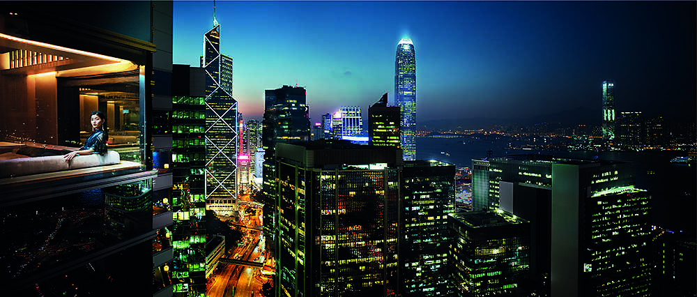 Aerial View of The Upper House, Hong Kong
