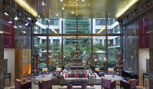 Lobby at Mandarin Oriental, Paris