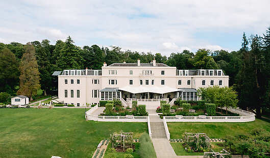 Exterior of Coworth Park Hotel 