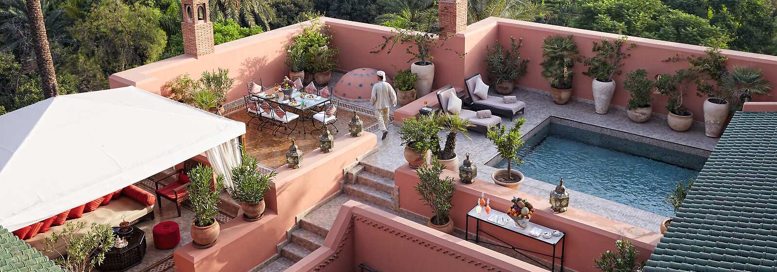 Aerial View of Terrace