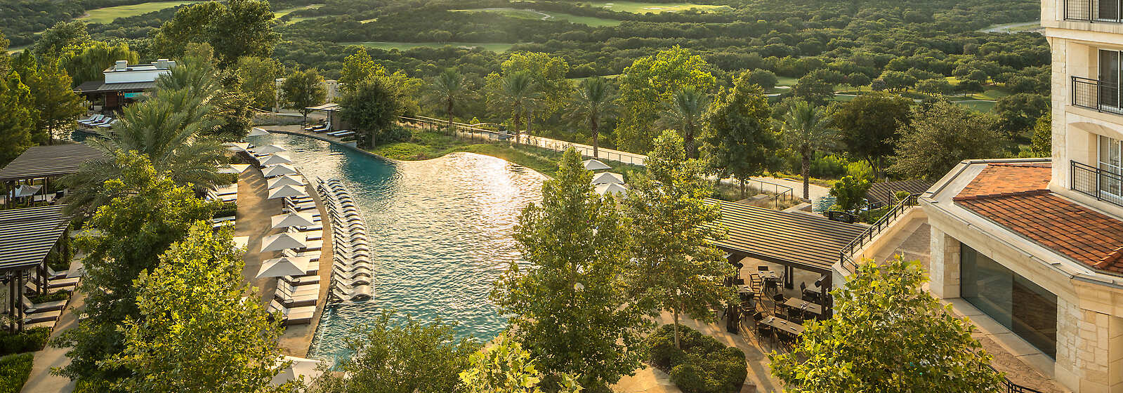 Aerial View of Swimming Pool