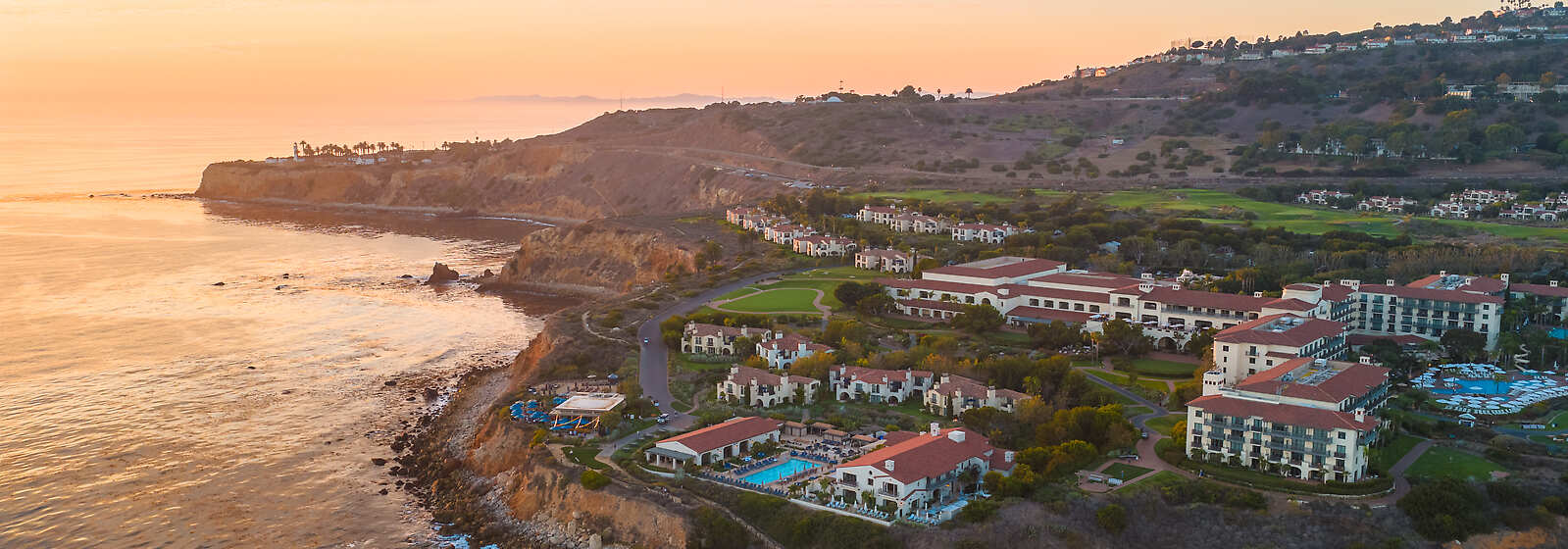 Perched atop the Palos Verdes Peninsula, Terranea is surrounded by water 270 degrees, offering unparalleled panoramic views of the ocean.