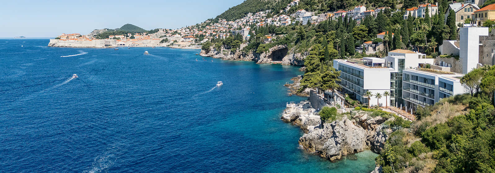 Aerial View of Villa Dubrovnik 