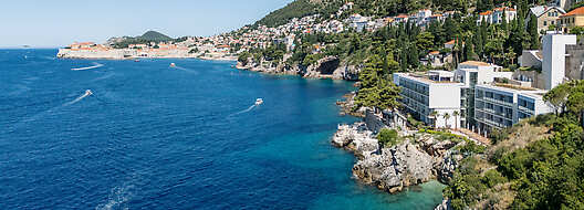 Aerial View of Villa Dubrovnik 