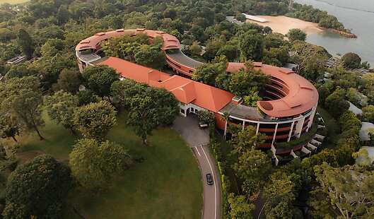 Aerial View of Capella Singapore