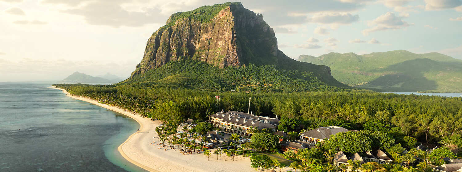 Aerial View of The St. Regis Le Morne Resort, Mauritius