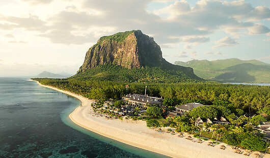 Aerial View of The St. Regis Le Morne Resort, Mauritius