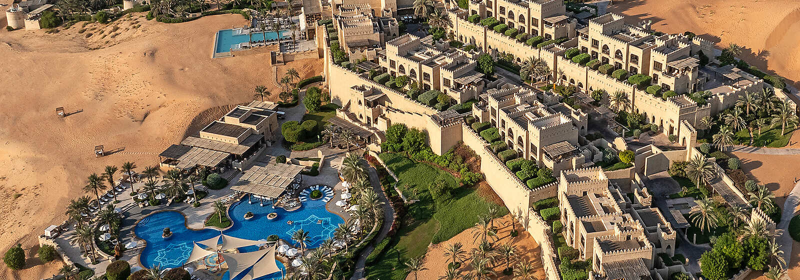 Aerial View of Anantara Qasr Al Sarab Desert Resort