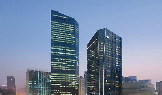 Aerial View of Mandarin Oriental, Guangzhou