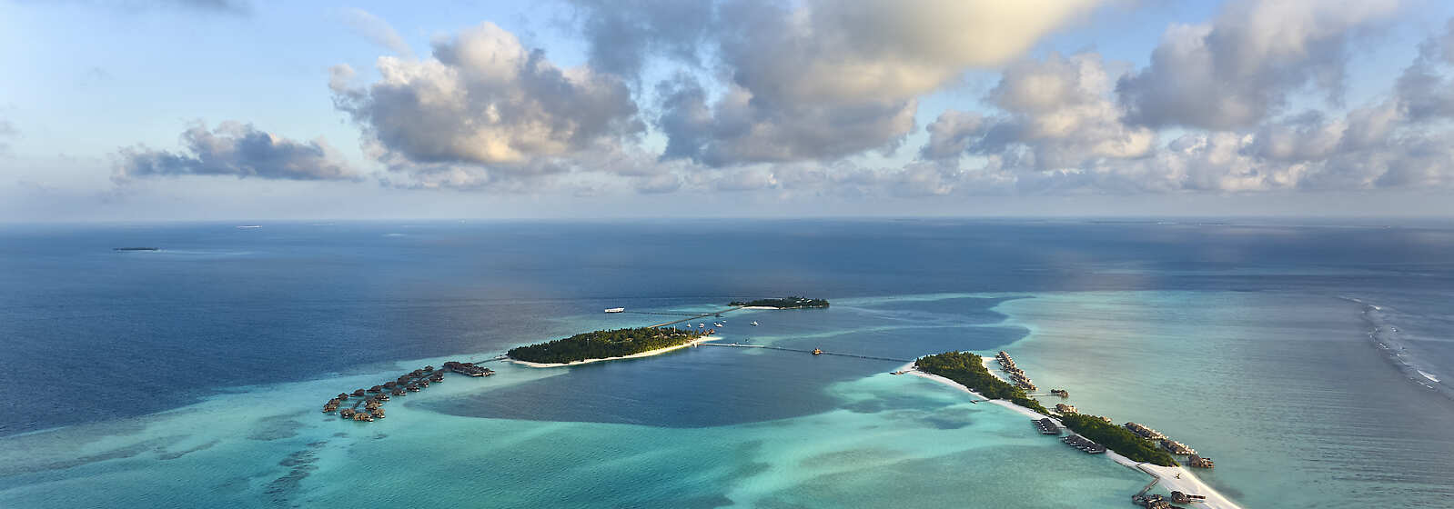 Aerial View of Conrad Maldives Rangali Island