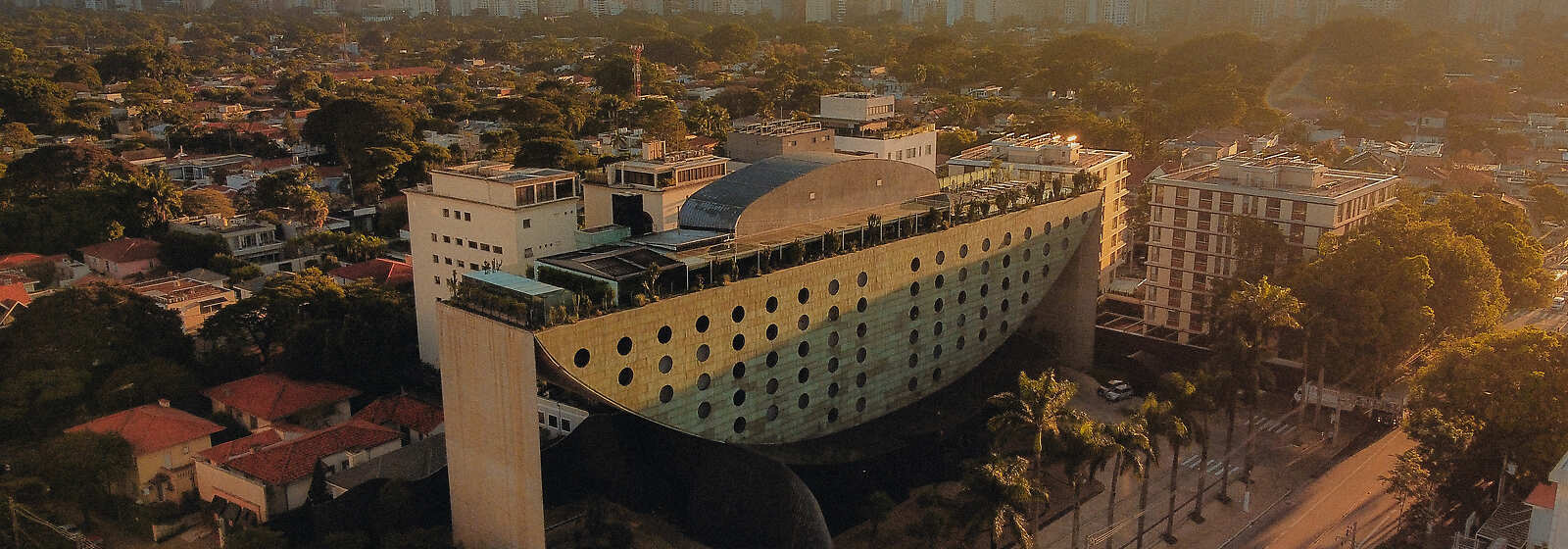 Aerial View of Hotel Unique