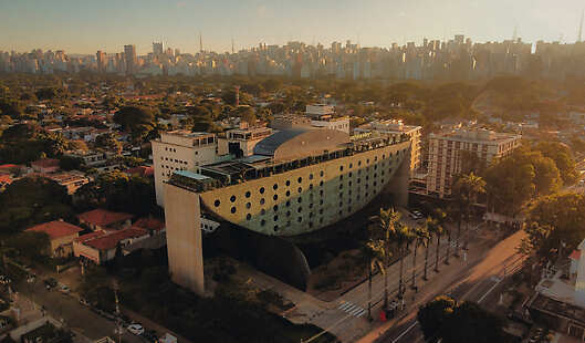 Aerial View of Hotel Unique