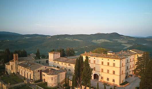 Aerial View of Belmond Castello di Casole