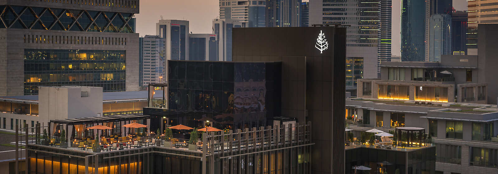 Aerial View of Four Seasons Hotel Dubai International Financial Centre