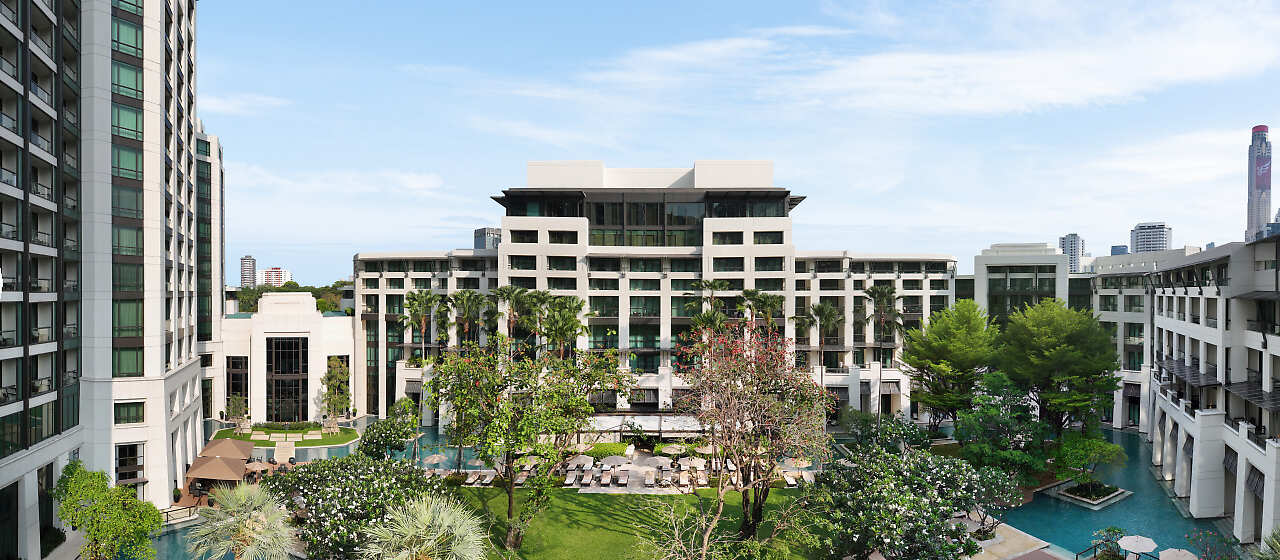 Aerial View of Siam Kempinski Hotel Bangkok