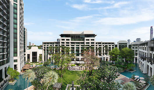 Aerial View of Siam Kempinski Hotel Bangkok