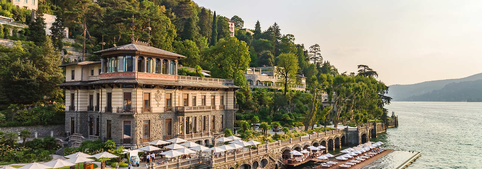 Exterior of the Hotel with the Infinity Floating Pool