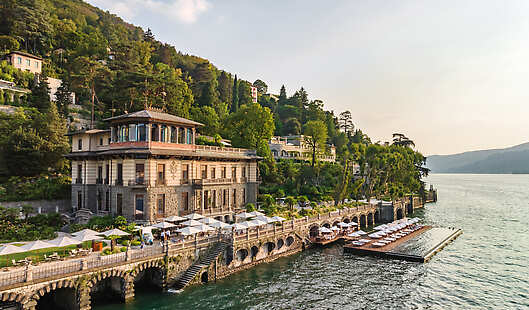 Exterior of the Hotel with the Infinity Floating Pool