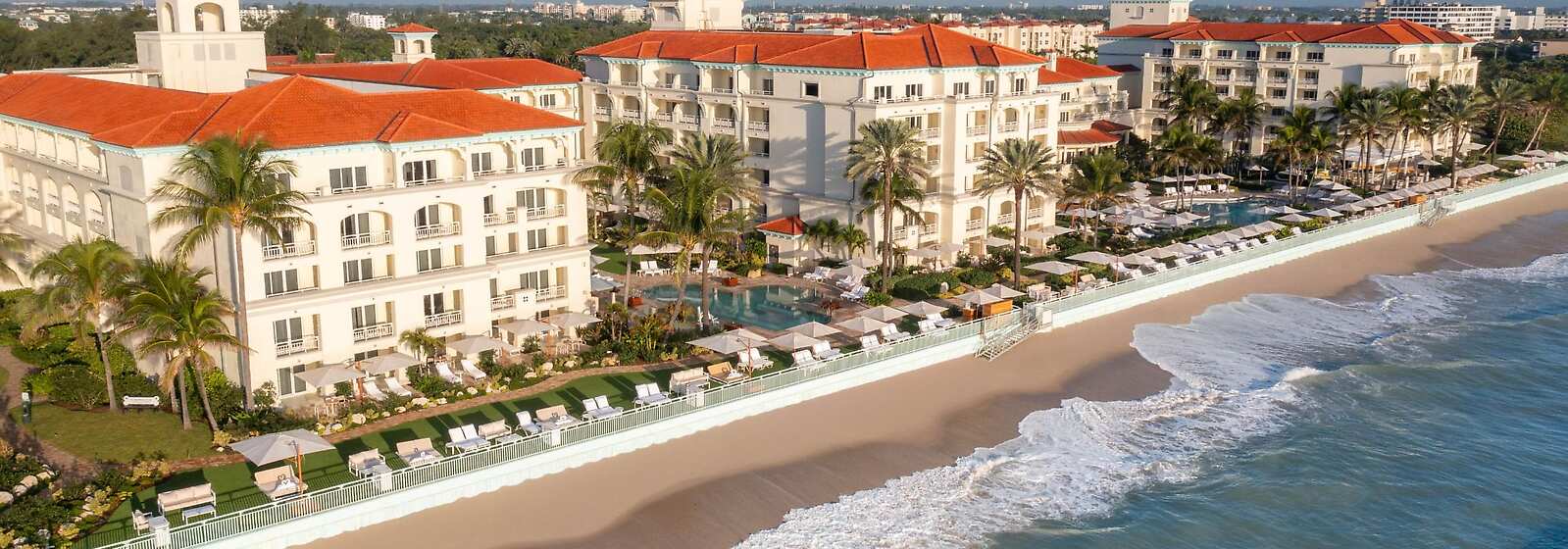 Aerial View of Eau Resort & Spa Palm Beach