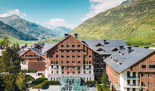 The Chedi Andermatt Entry 