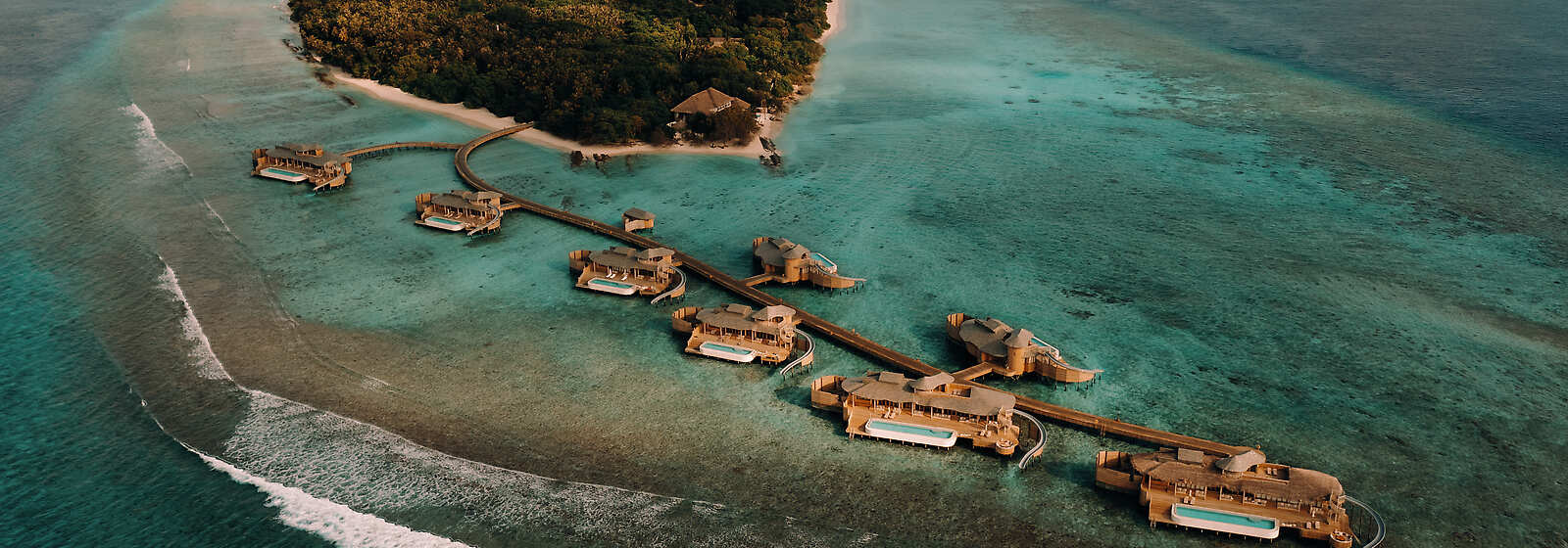 Aerial View of Soneve Fushi Resort 