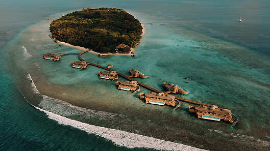 Aerial View of Soneve Fushi Resort 