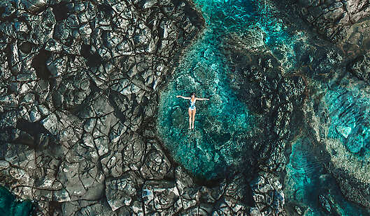 Aerial View of Beach