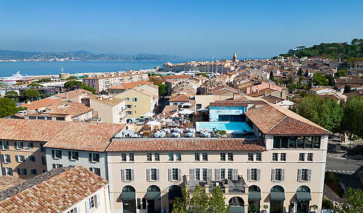 Aerial View of Hotel de Paris Saint-Tropez