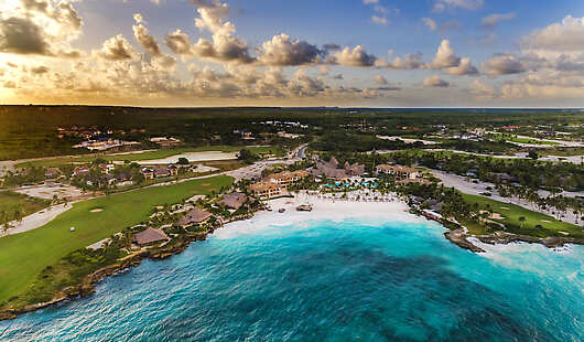 Aerial view of Eden Roc Cap Cana
Private beach, Beachfront Suites, Jack Nicklaus Punta Espada 18 holes golf course