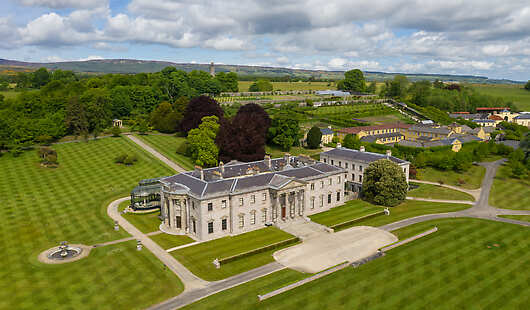 Aerial View of Ballyfin House and Estate 