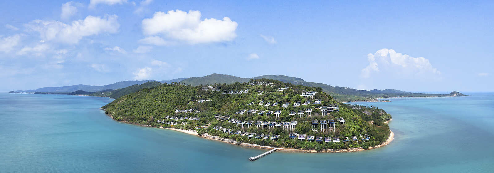 Aerial View of Conrad Koh Samui
