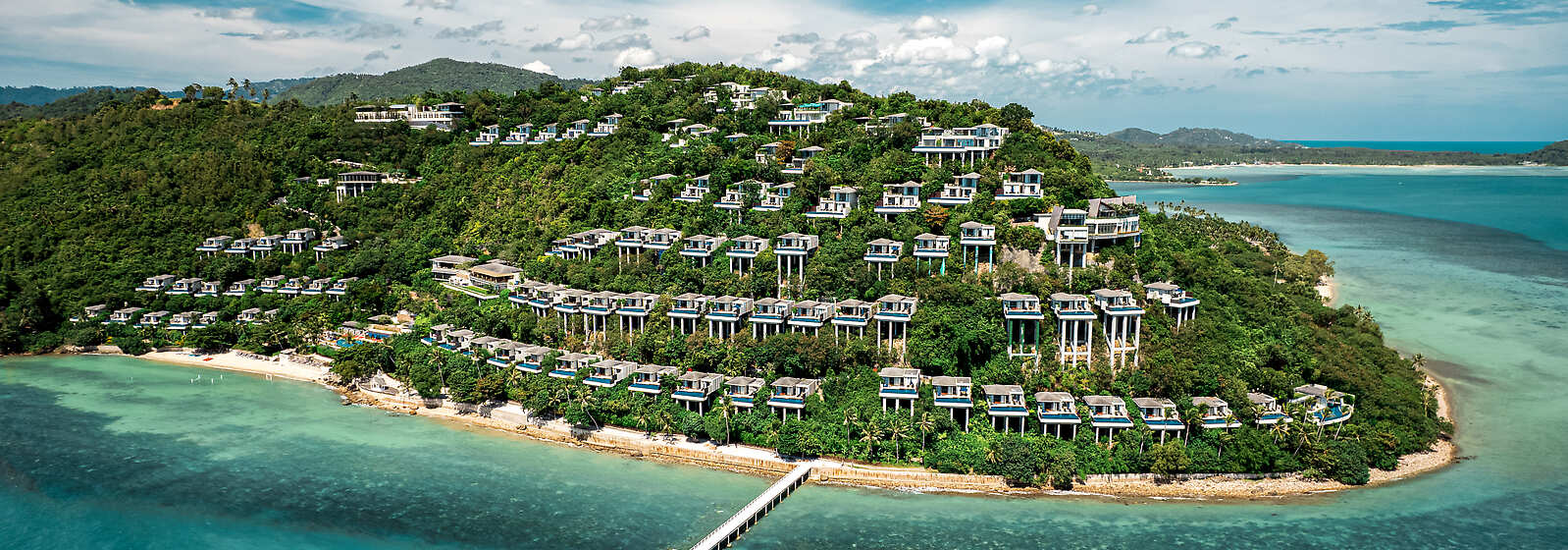 Aerial View of Conrad Koh Samui