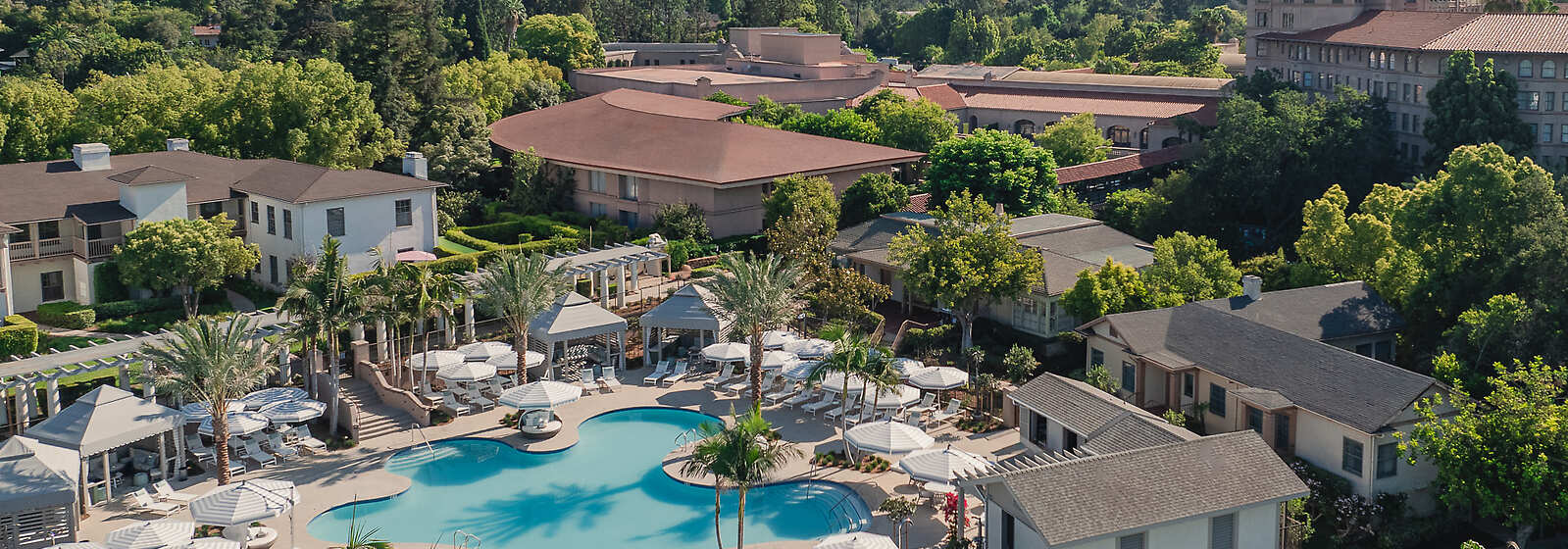 Aerial View of The Langham Huntington, Pasadena