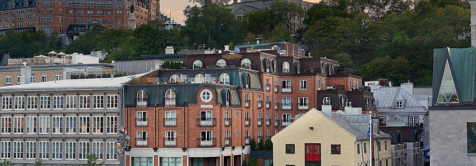 Aerial View of Auberge Saint-Antoine